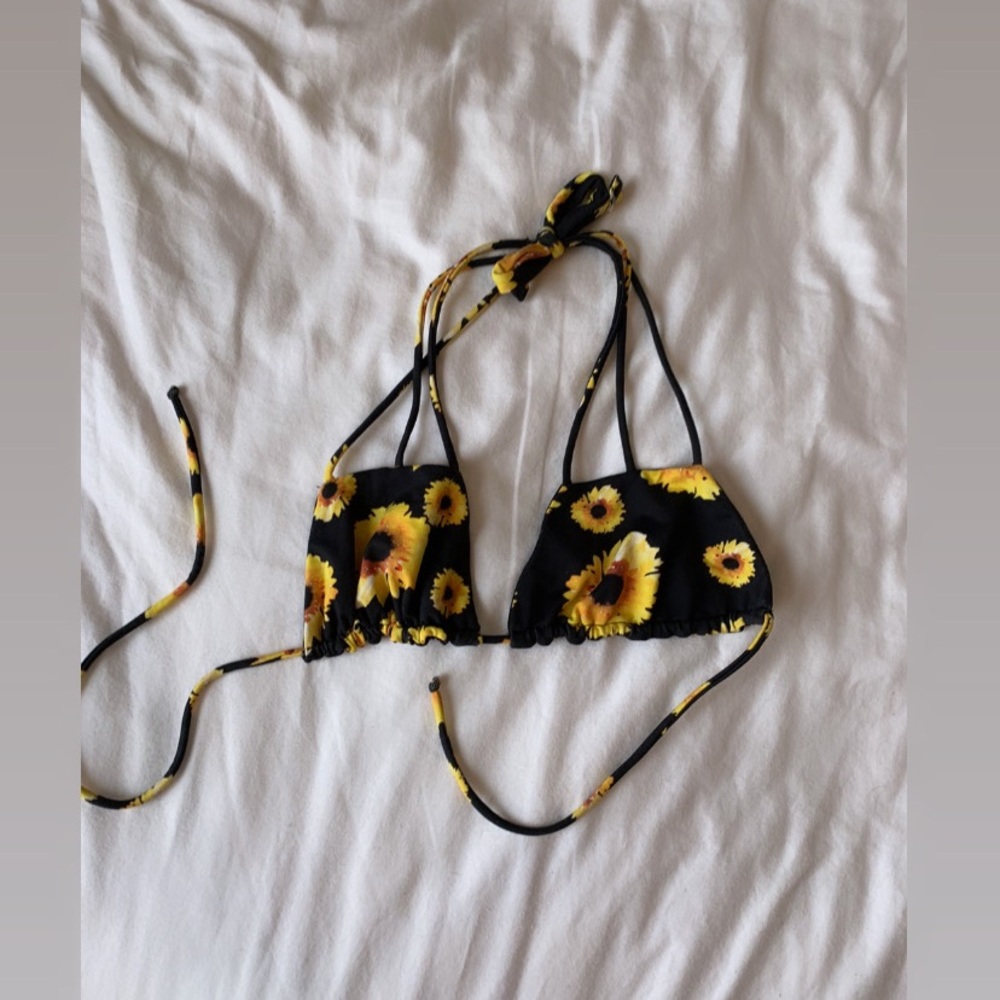 Sunflower bikini top